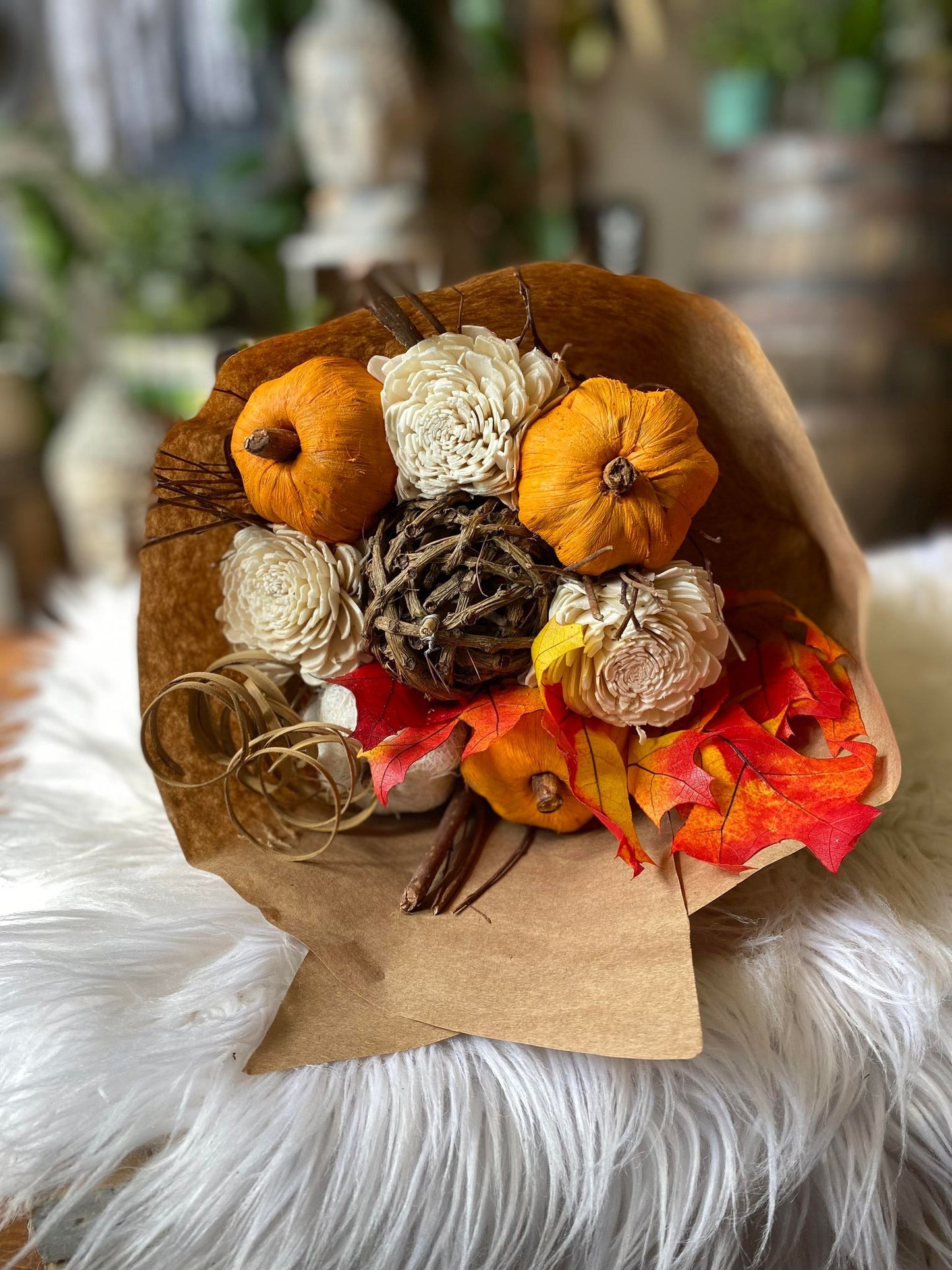 Pumpkin Harvest Dried Bouquet