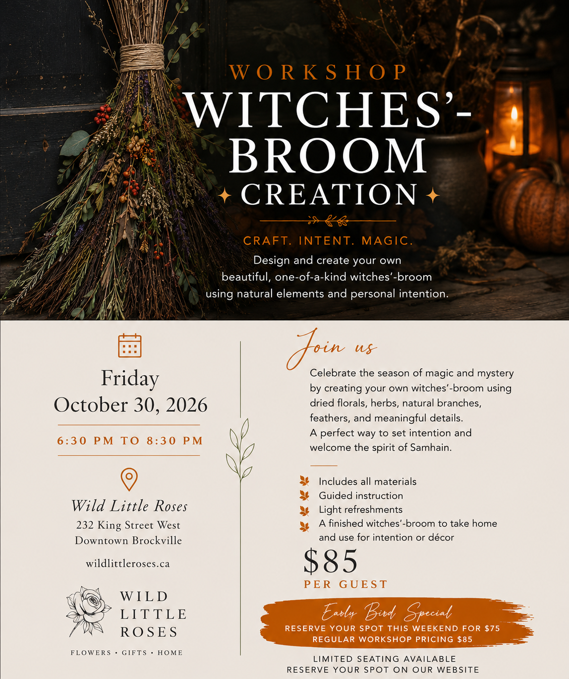 Witches' Broom Creation Workshop