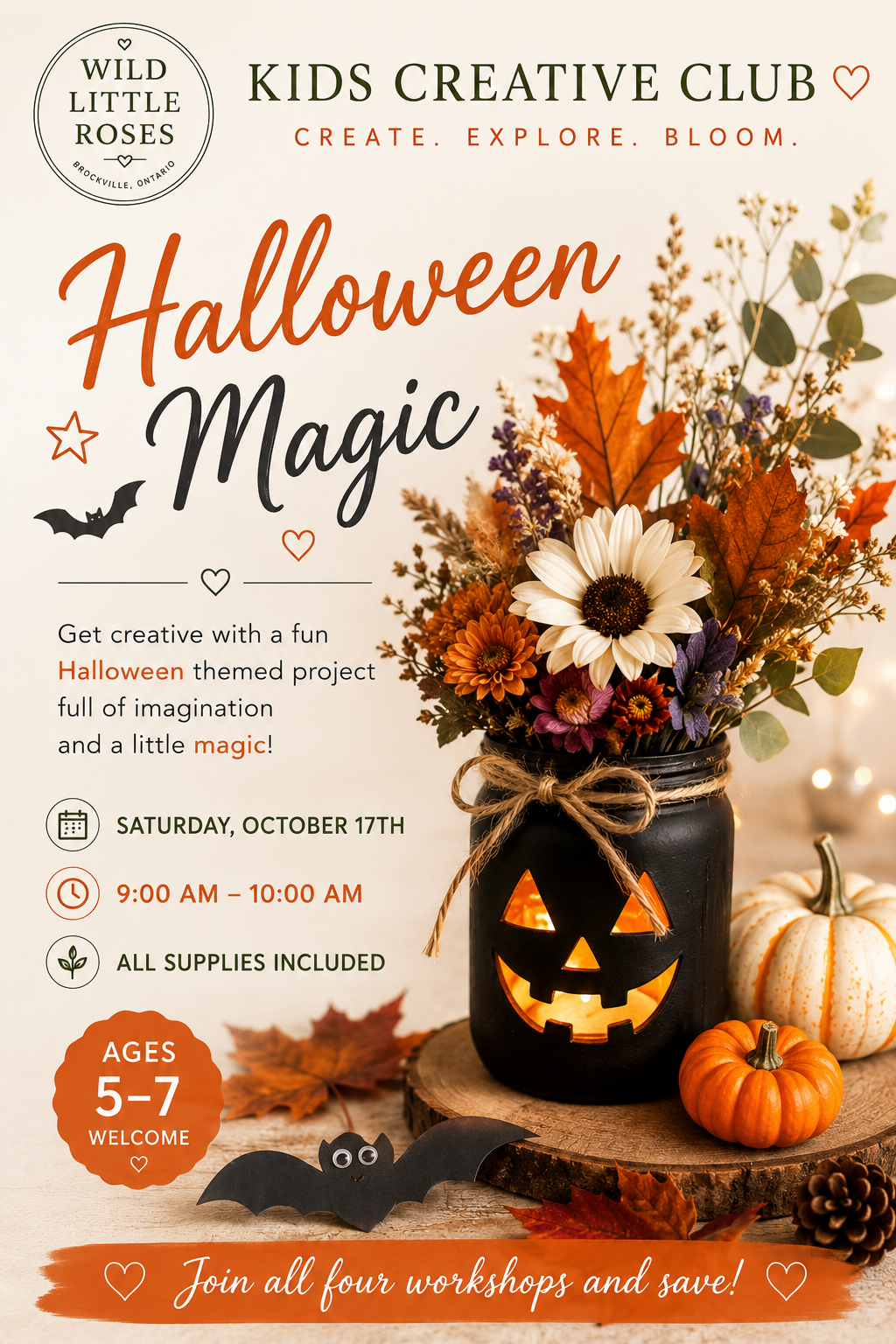 Kids Creative Club October- Halloween Magic