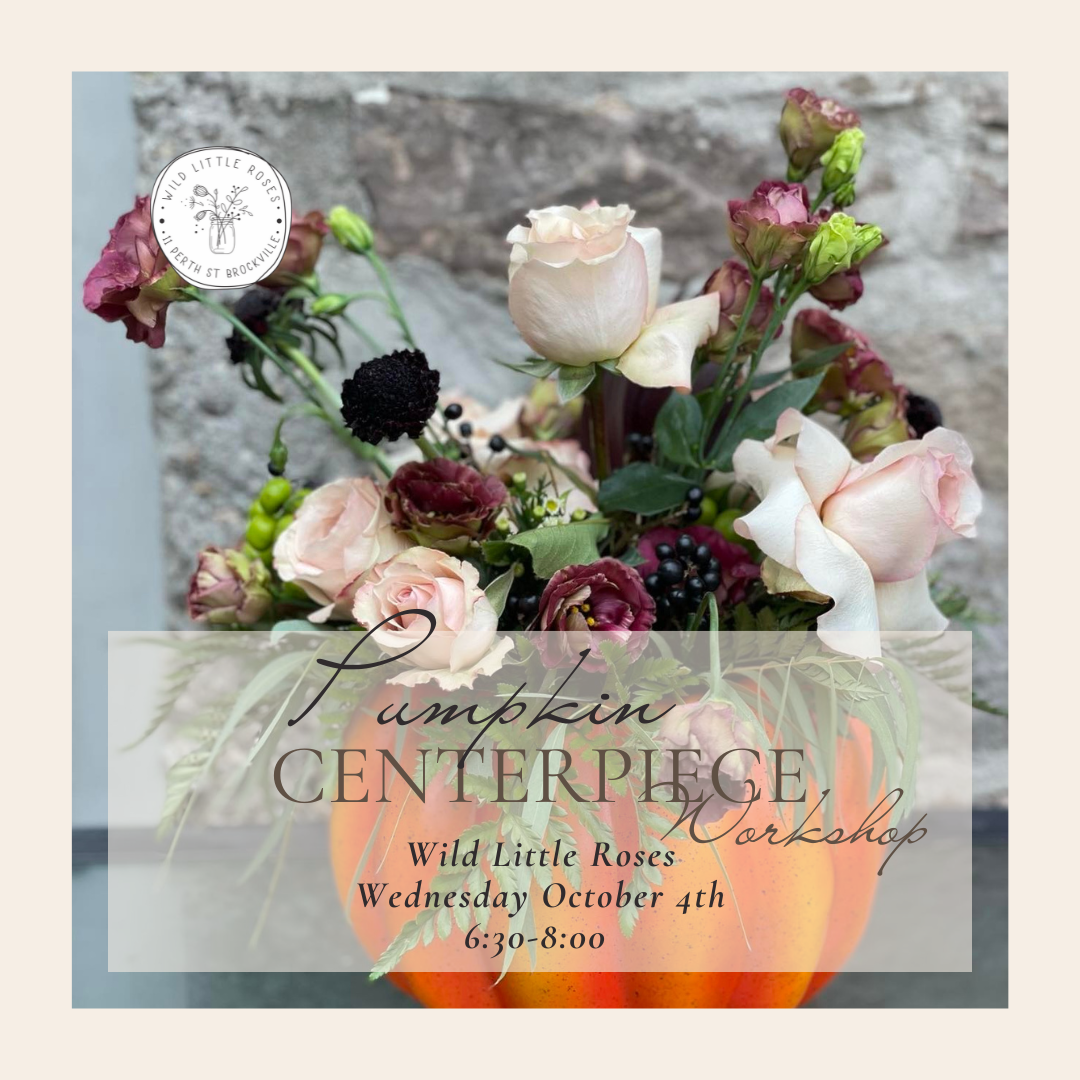 Floral Pumpkin Workshop (artificial pumpkin)