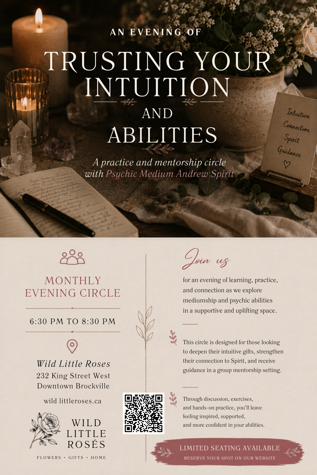 Intuitive Development Circle: Trusting Your Intuition with Andrew Spirit