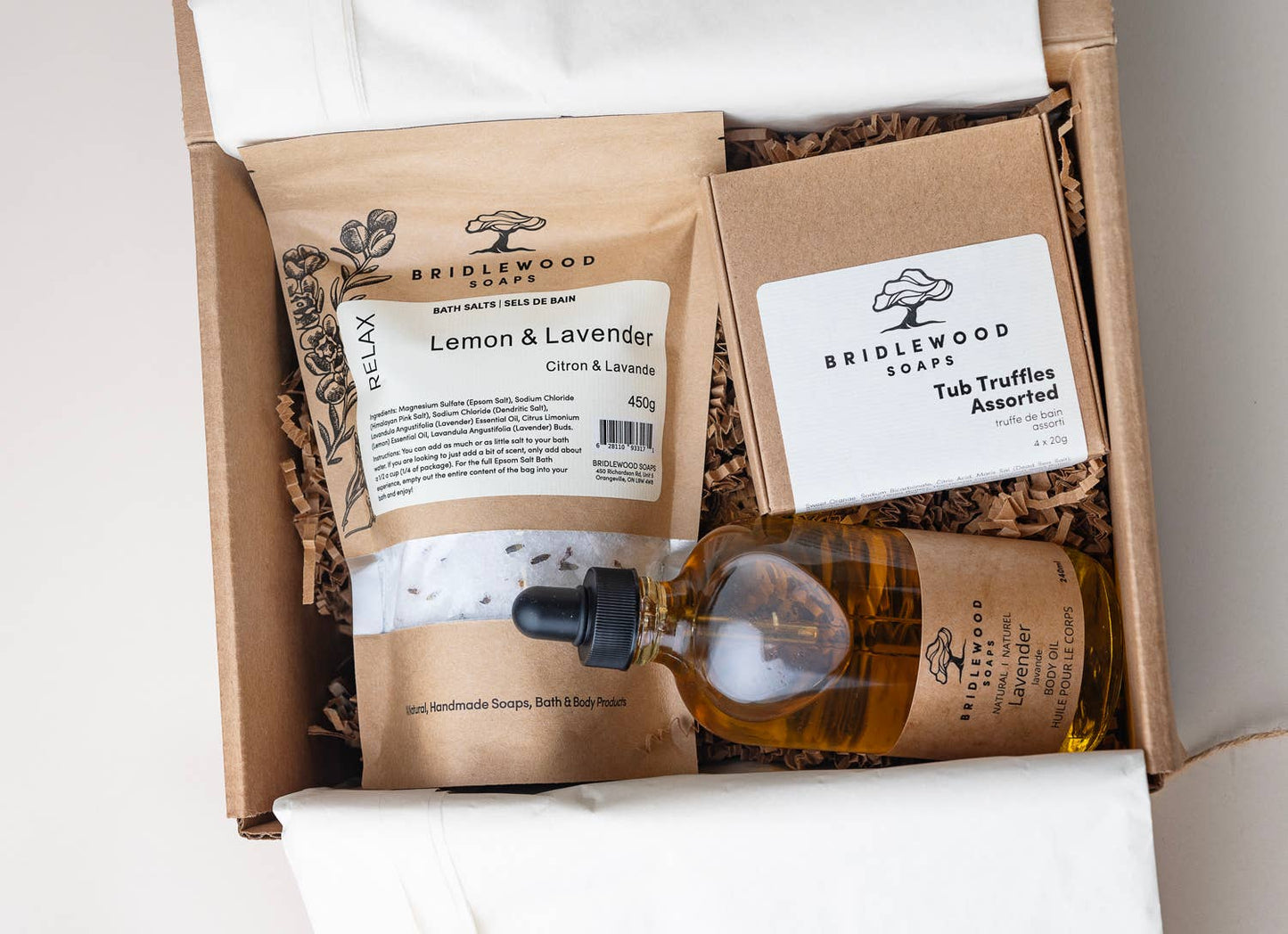 Bridlewood Soaps - Natural Bath Gift Set