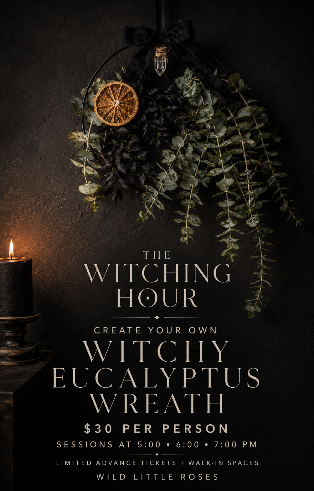 Create your own Witchy Eucalyptus Wreath