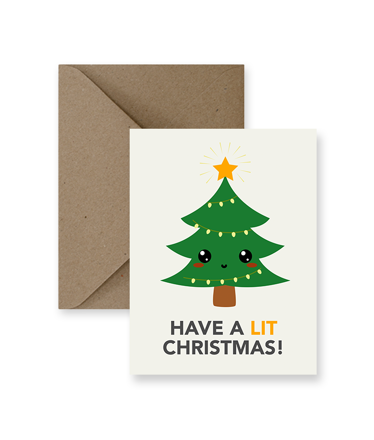 IMPAPER - Have A Lit Christmas! Greeting Card