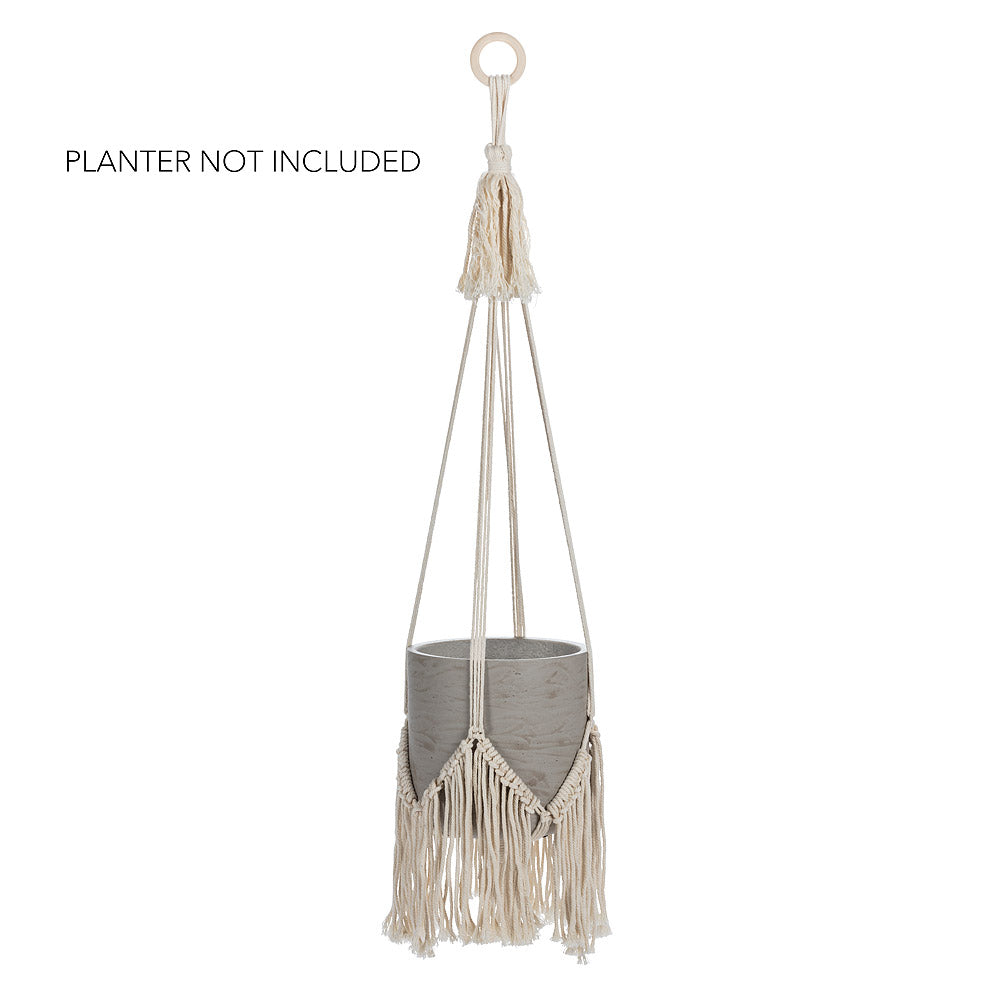 Planter Hanger with Fringe