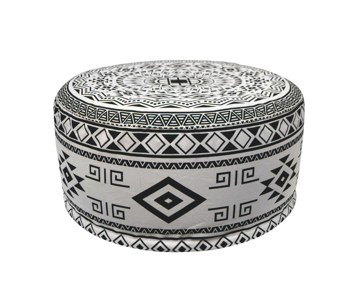 Inflatable Navajo Pouffe - Wild Little Roses
