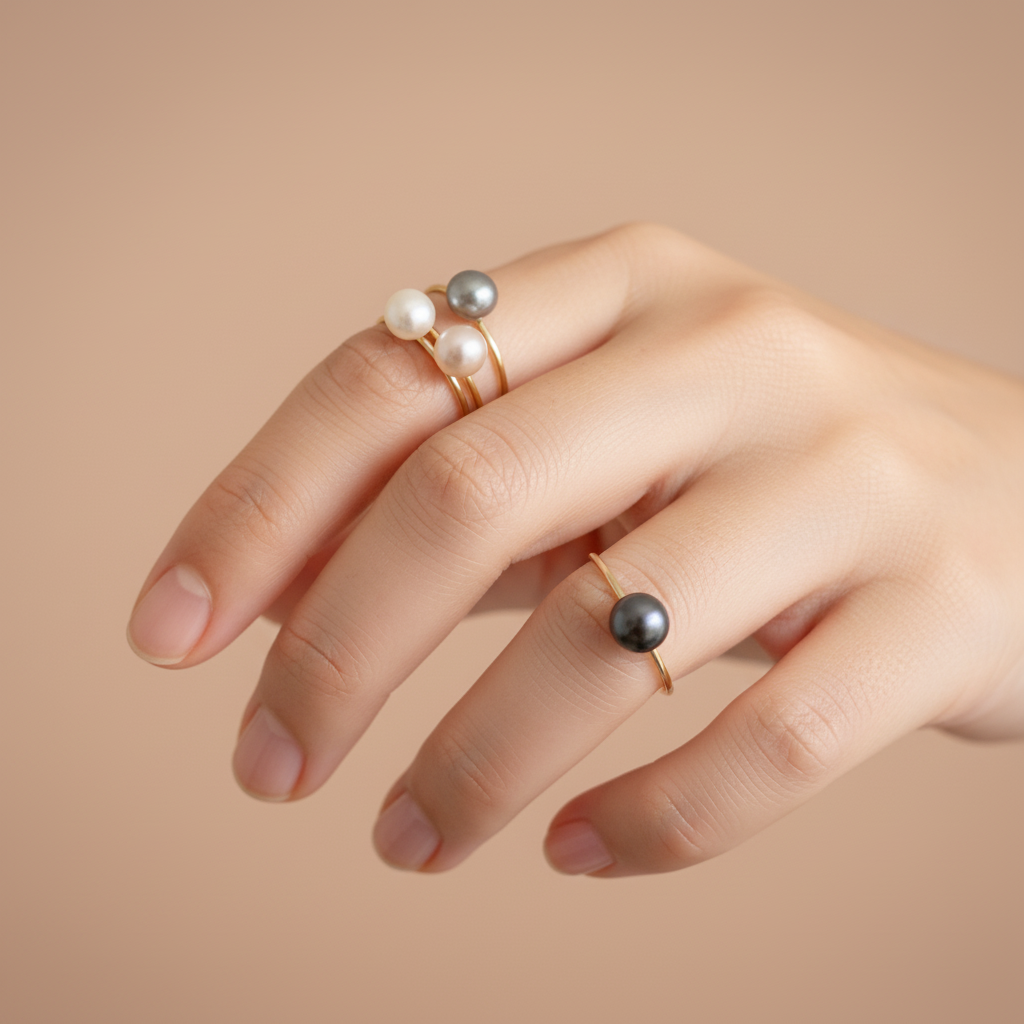 iBijoux - Minimal Freshwater Pearl Ring