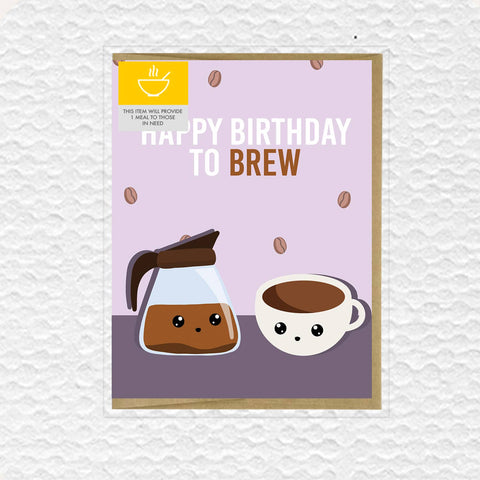 IMPAPER - Happy Birthday to Brew Birthday Card