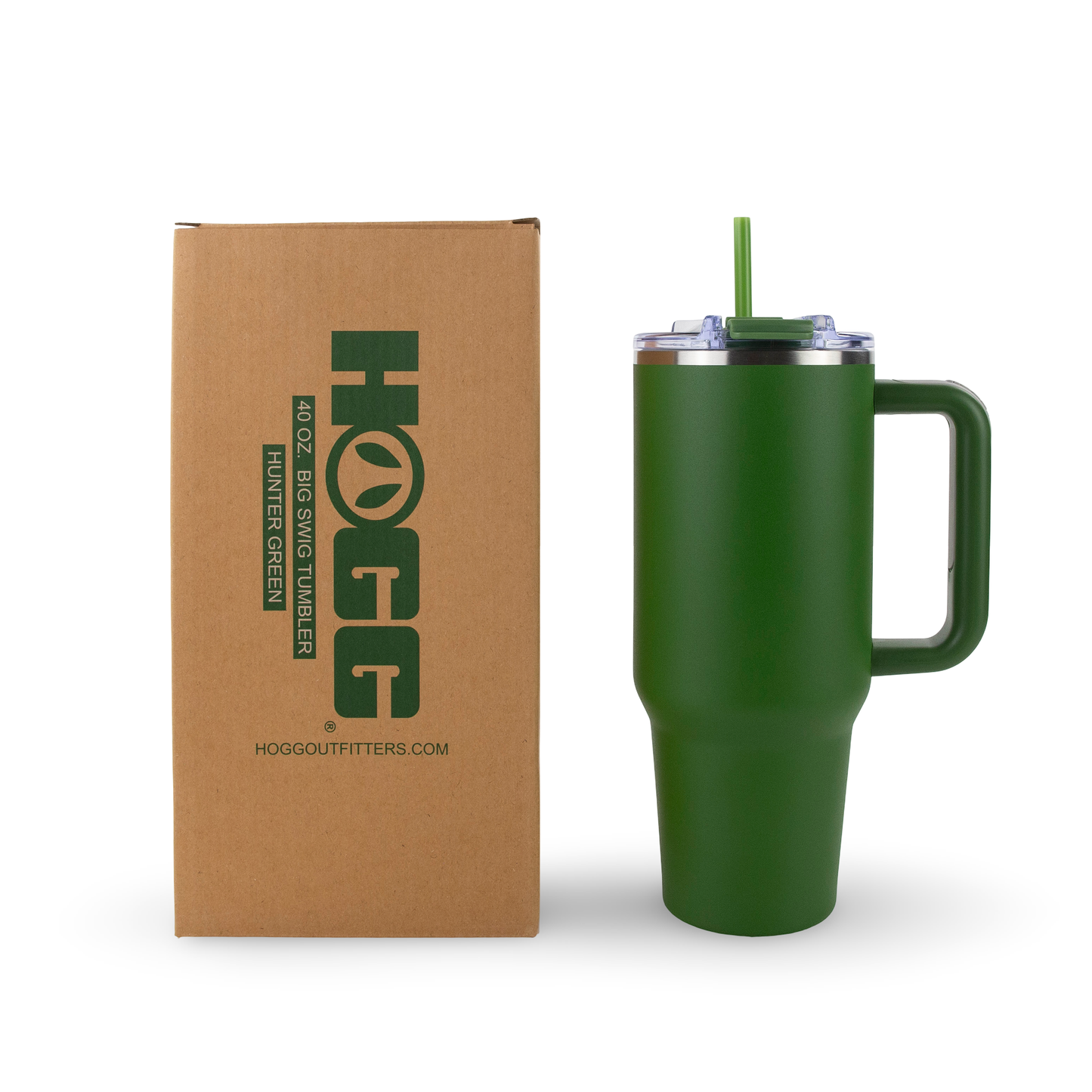 Hogg Outfitters - 40oz POWDER COATED BIG SWIG TUMBLER: Light Pink