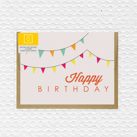 IMPAPER - Flags Happy Birthday Card