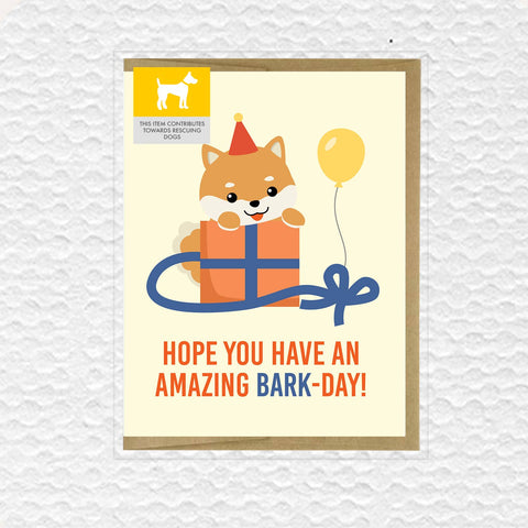 IMPAPER - Hope you have an Amazing Bark-day! Birthday Card