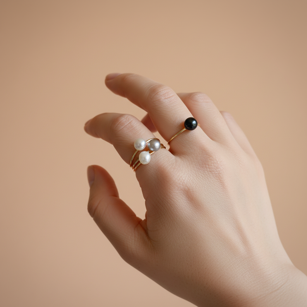 iBijoux - Minimal Freshwater Pearl Ring