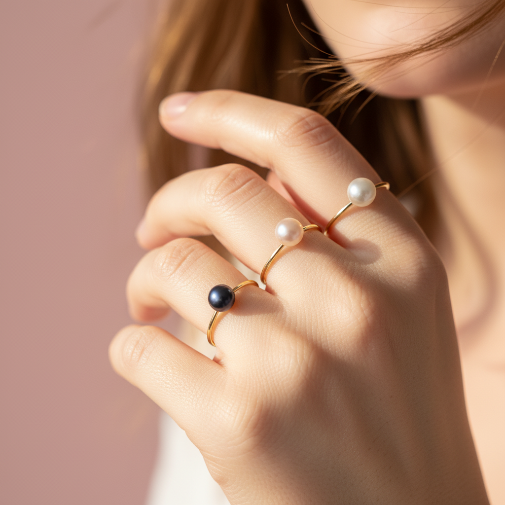iBijoux - Minimal Freshwater Pearl Ring