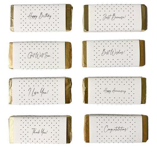 ANNIES CHOCOLATES - Chocolate Novelty Bars: Happy Birthday