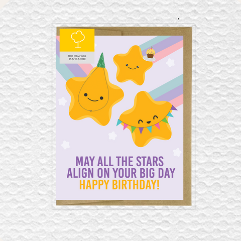 IMPAPER - Stars Align Birthday Card