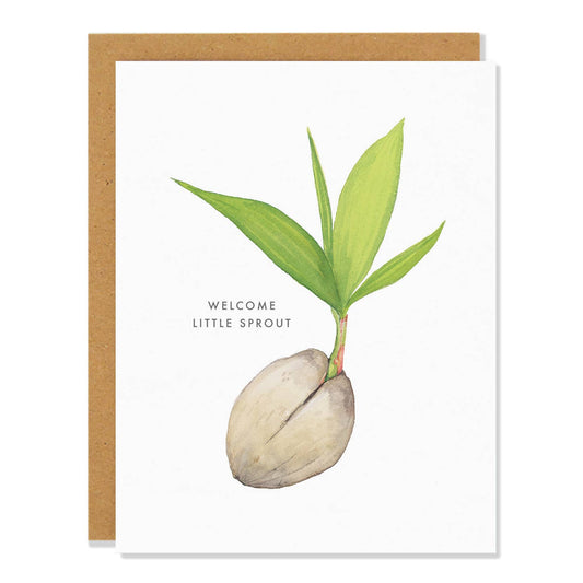 Sarah Voyer Paper - Little Sprout Baby Card
