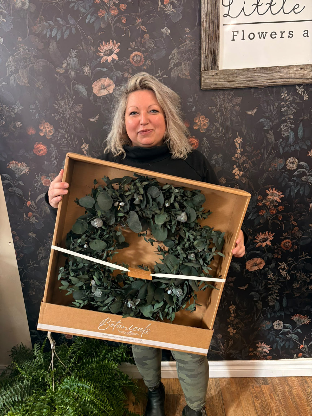 Preserved Botanical Wreath | Eucalyptus & Evergreen