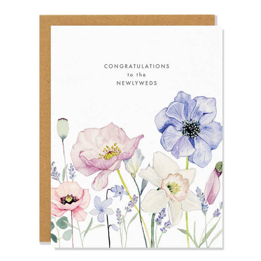 Sarah Voyer Paper - Newlywed Floral - Wedding Card
