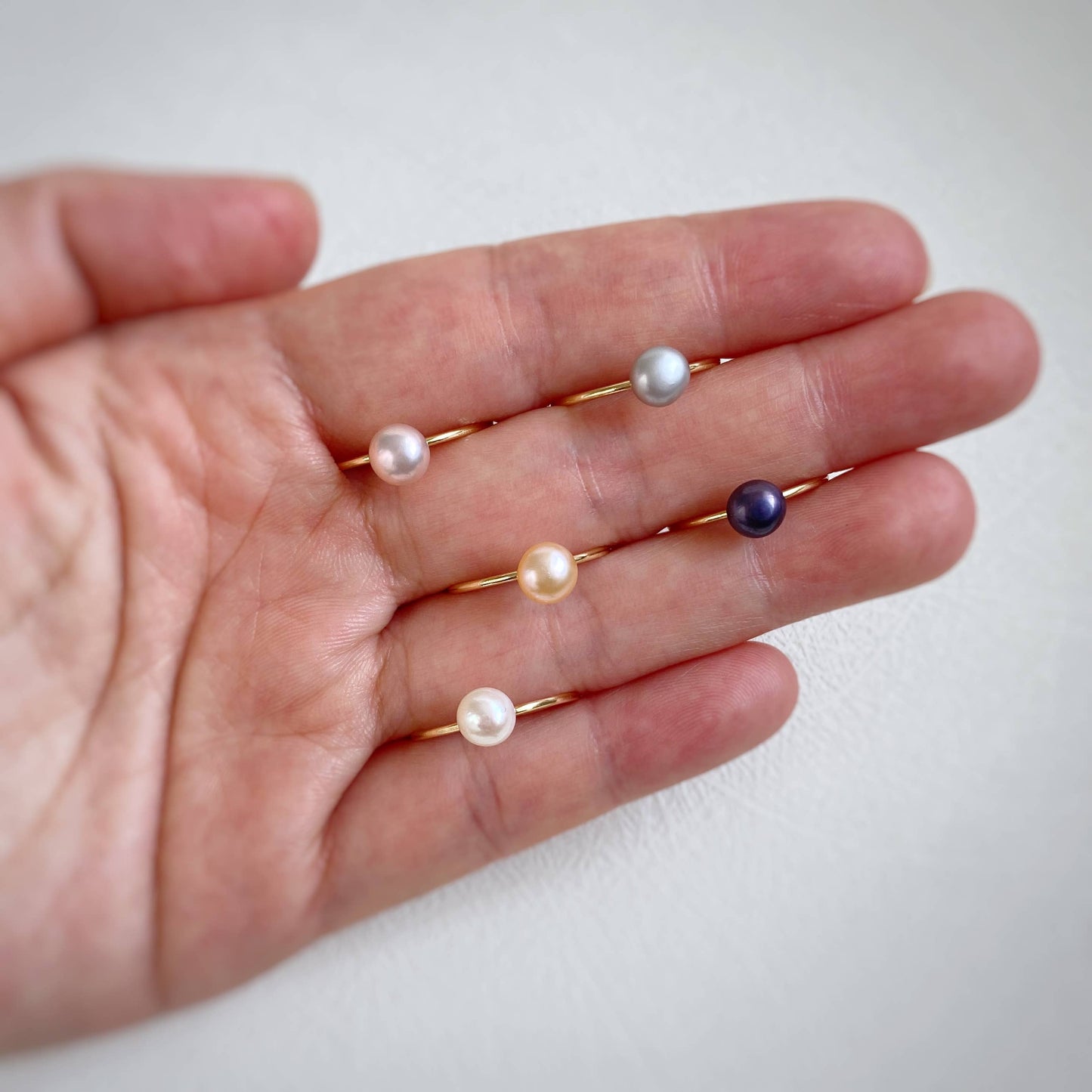 iBijoux - Minimal Freshwater Pearl Ring