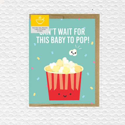 IMPAPER - Baby Popcorn Baby Card
