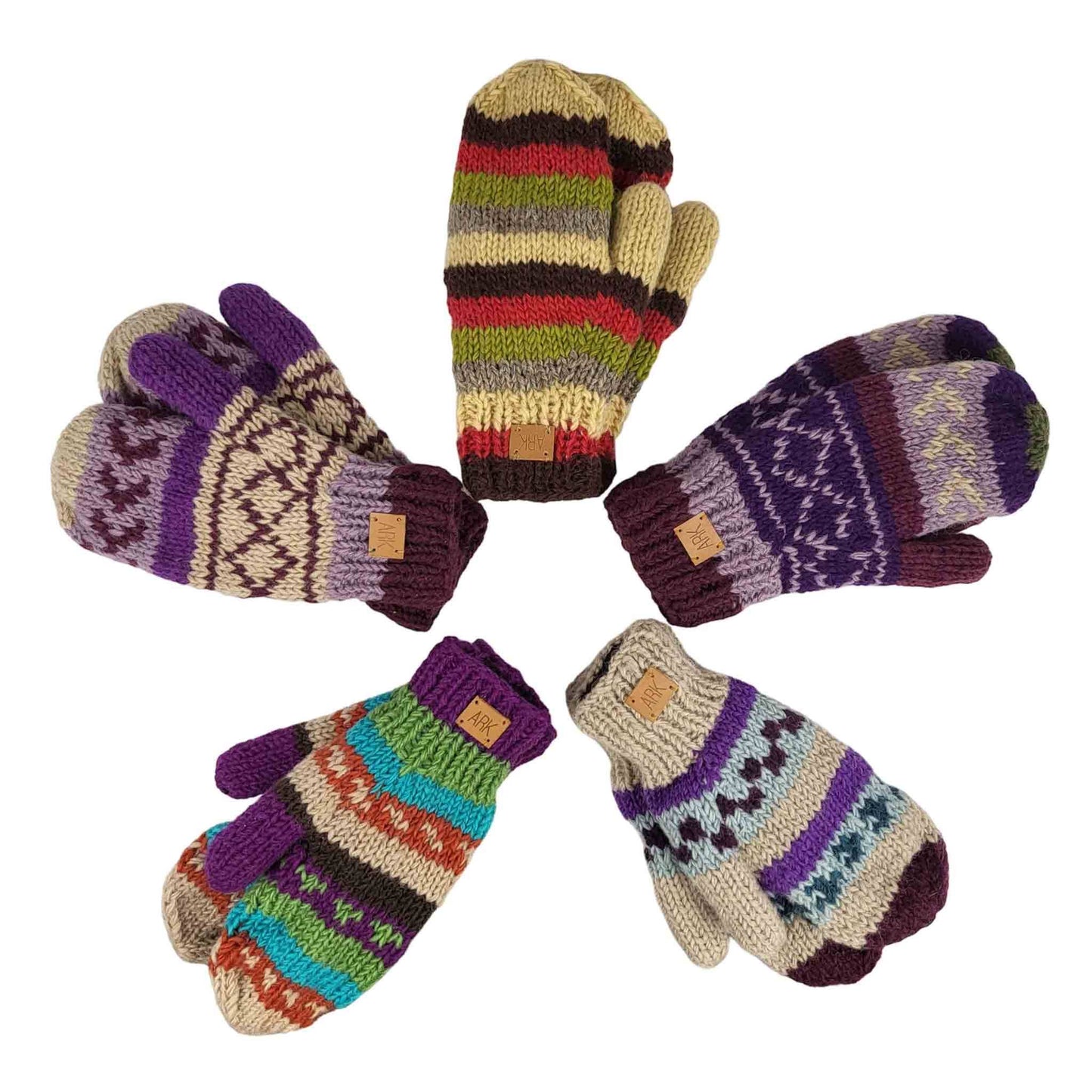 Ark Imports - Market Mittens: Colourful Pack