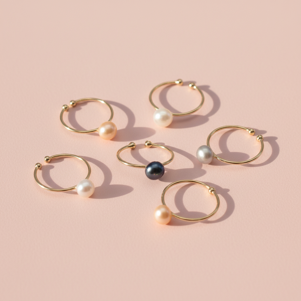 iBijoux - Minimal Freshwater Pearl Ring