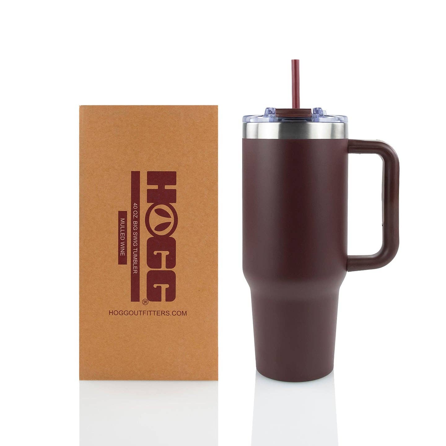 Hogg Outfitters - 40oz POWDER COATED BIG SWIG TUMBLER: Lemon Cream