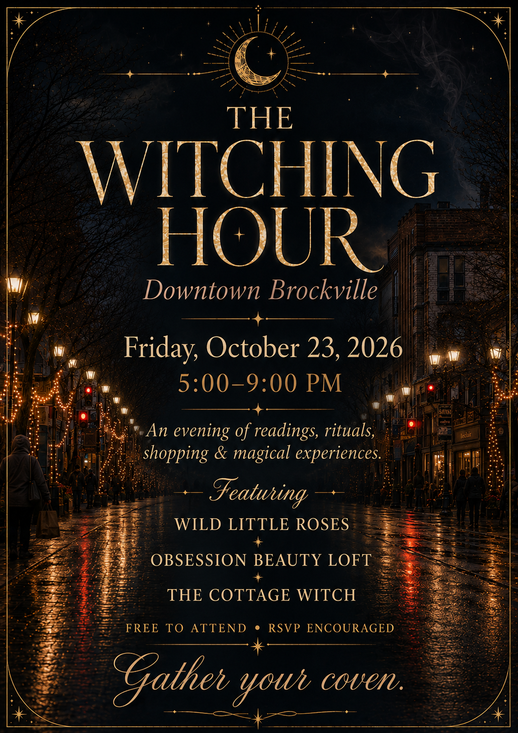 The Witching Hour  Free RSVP Ticket
