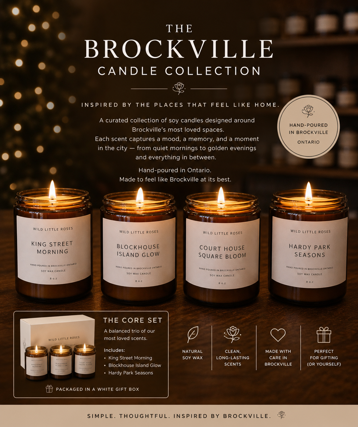 The Brockville Candle Collection – Core Set