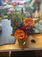 Fall Flower mason jar arrangement