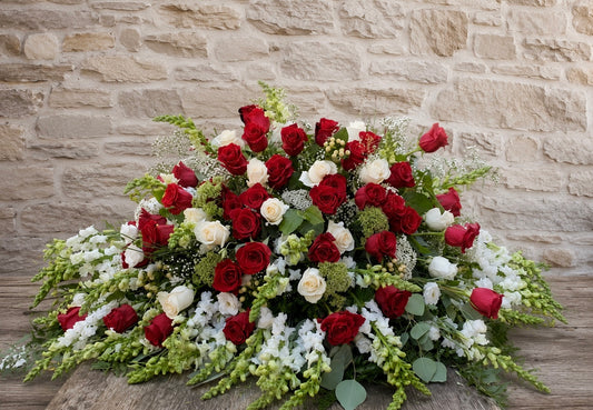 In Loving Memory Casket Spray