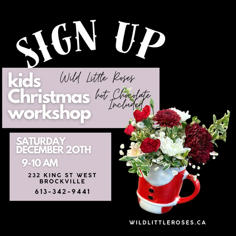 Kids Christmas Workshop – Santa Mug Arrangement