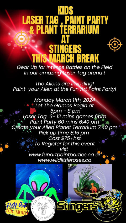 Stingers March break aliens invade