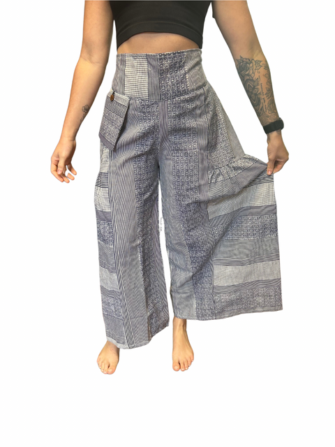 Boho palazzo cotton pants