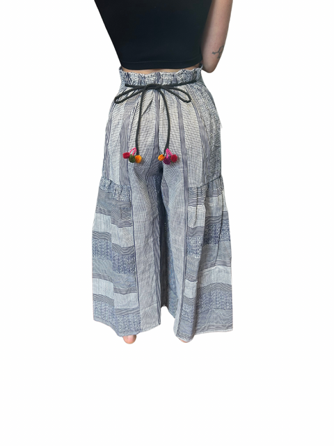 Boho palazzo cotton pants