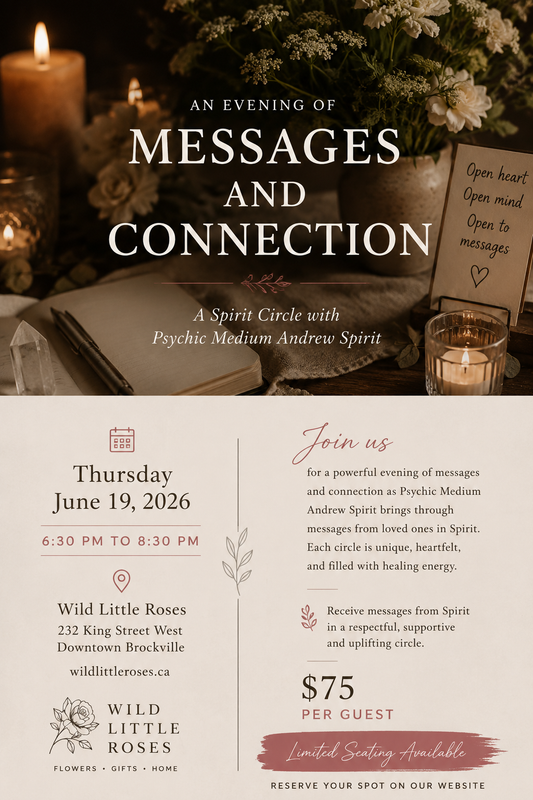 Spirit Circle Summer Expansion An Evening of Messages and Connection with Andrew Spirit
