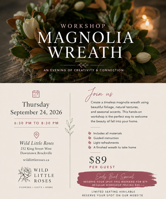 Magnolia Wreath Workshop