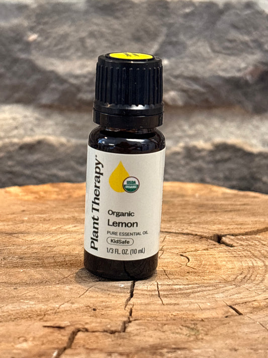 Plant Therapy Organic Lemon Essential Oil — 10 mL