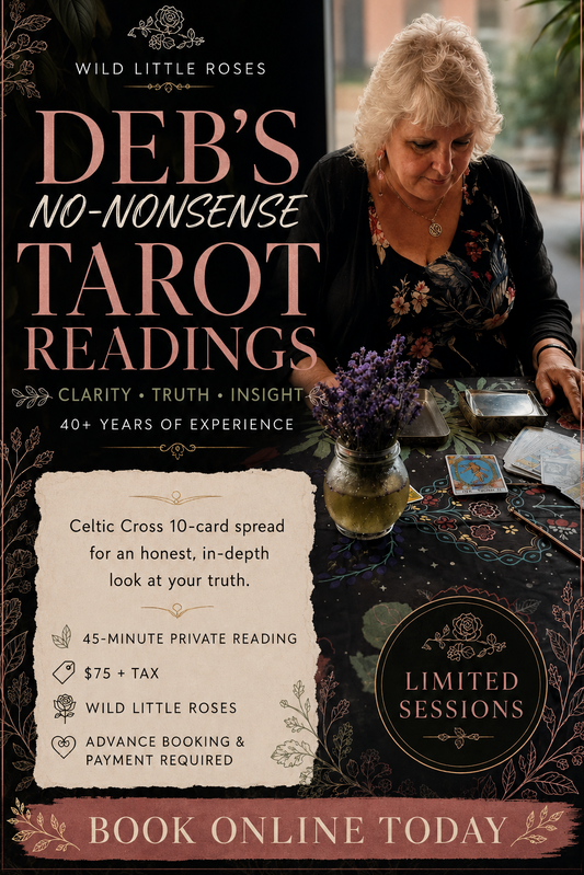 Deb’s No-Nonsense Tarot Readings – Clarity, Truth & Insight 🔮✨