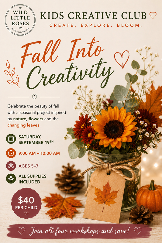 Kids Creative Club September-Fall Into Creativity