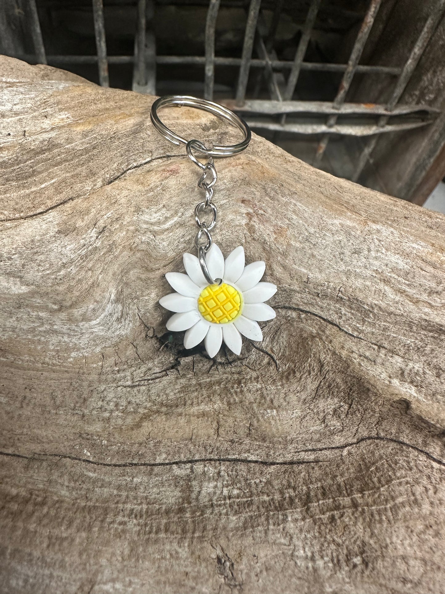Sunny Flower Key Chain