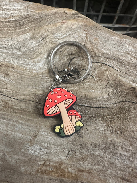 Mushroom Key Chain