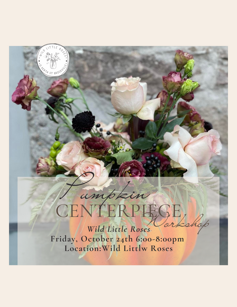 Pumpkin Floral Centrepiece