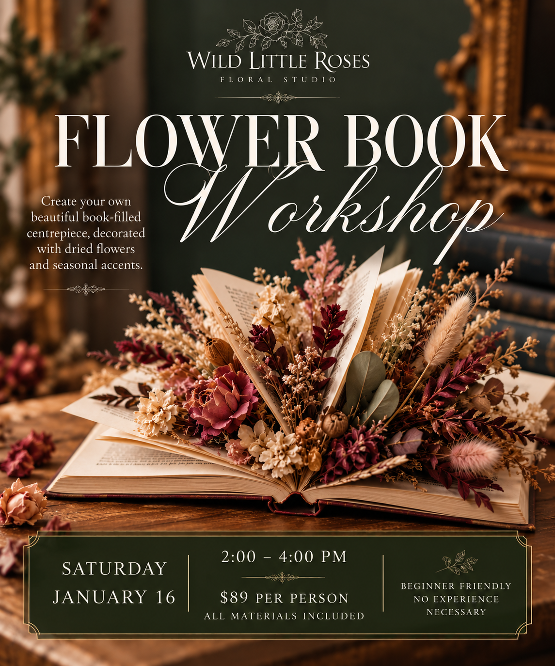 Flower Book Workshop  Where Stories & Flowers Come Together