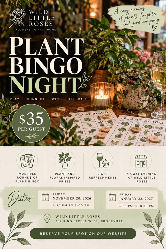🌿 PLANT BINGO NIGHT 🌿