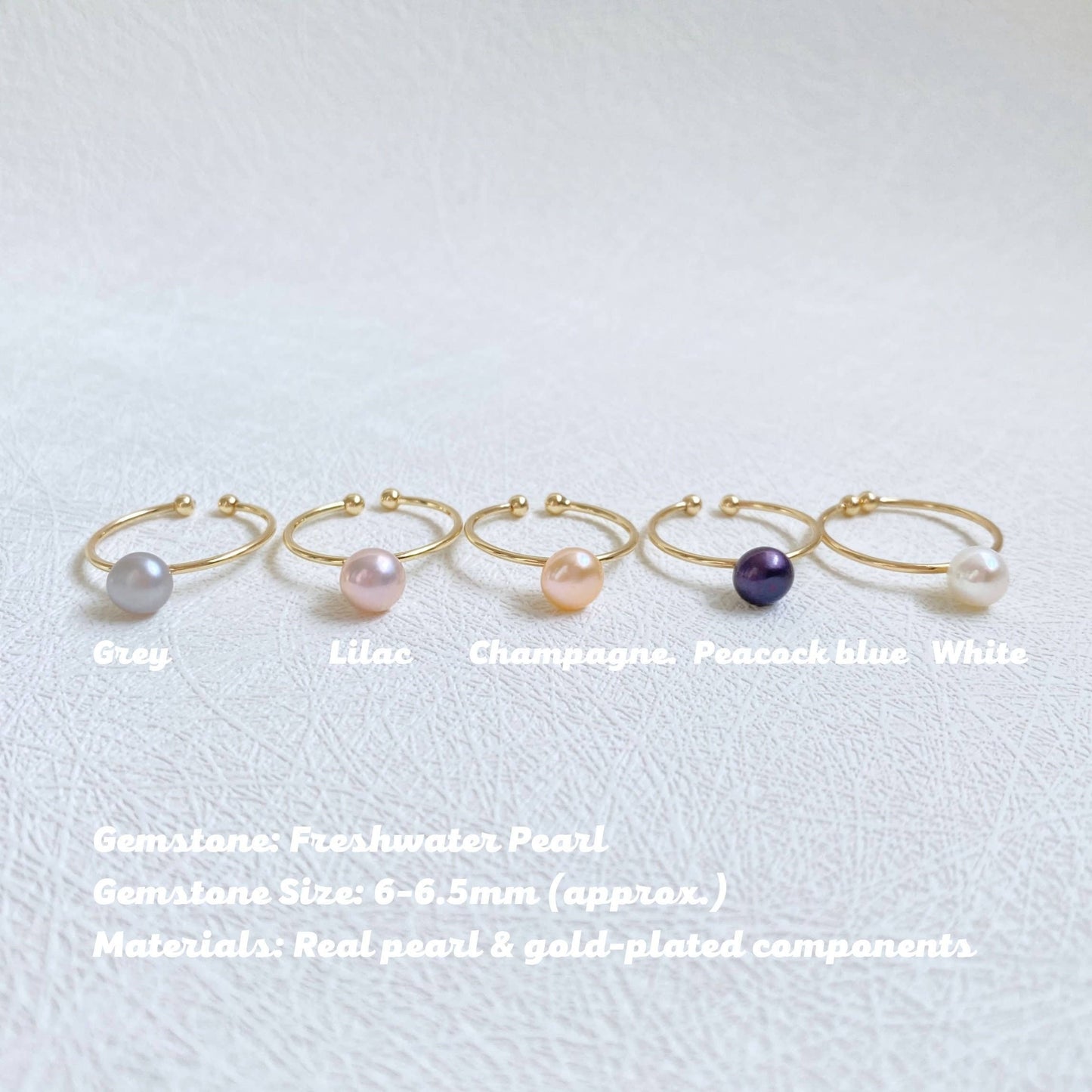 iBijoux - Minimal Freshwater Pearl Ring