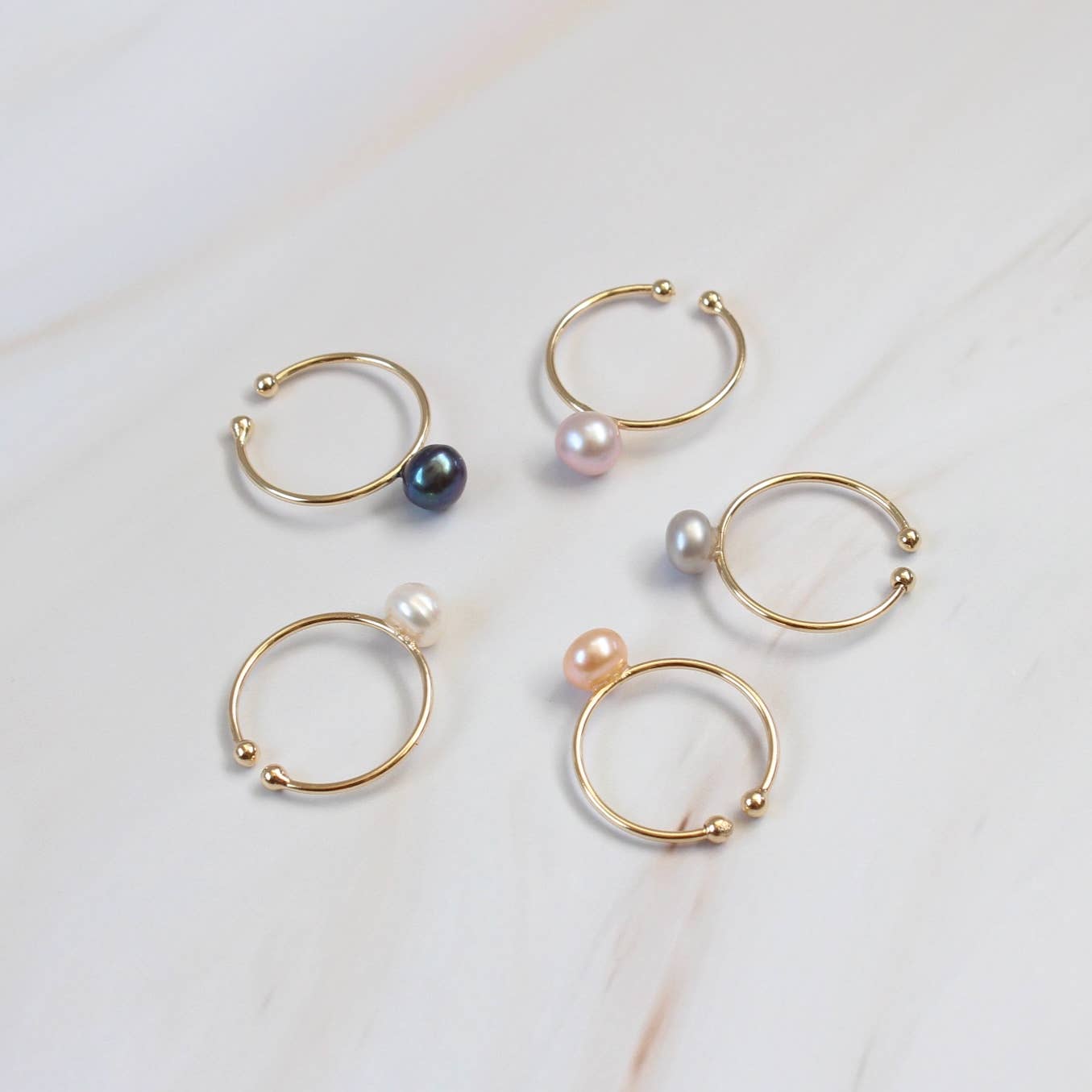 iBijoux - Minimal Freshwater Pearl Ring