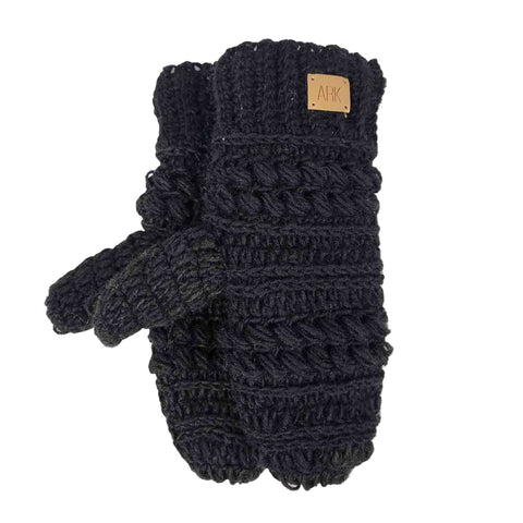 Ark Imports - Toscana Mittens: White