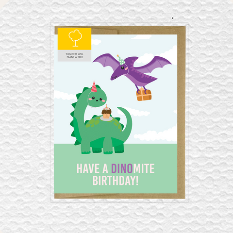 IMPAPER - Dinomite Birthday Card
