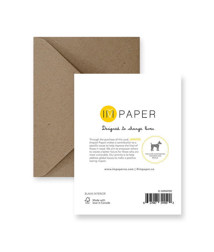 IMPAPER - Thank You Fur Everything Card